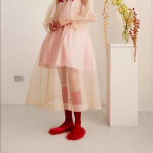 Simone Rocha x H&M Faux Fur Ballet Flat